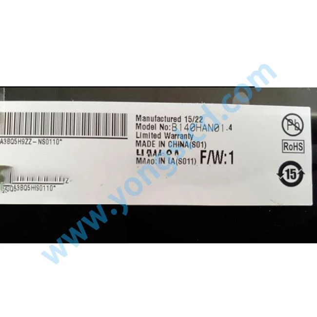 B140HAN01.4 lcd screen display